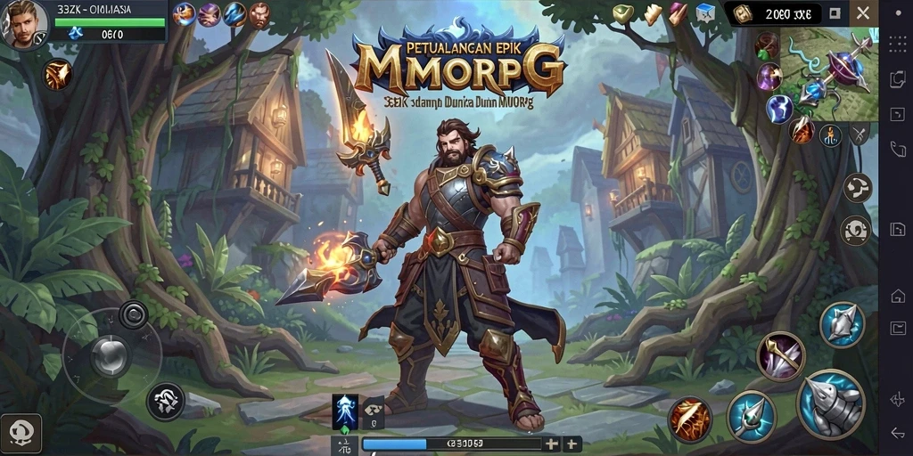Tampilan screenshot utama gameplay 33ZK yang memukau.