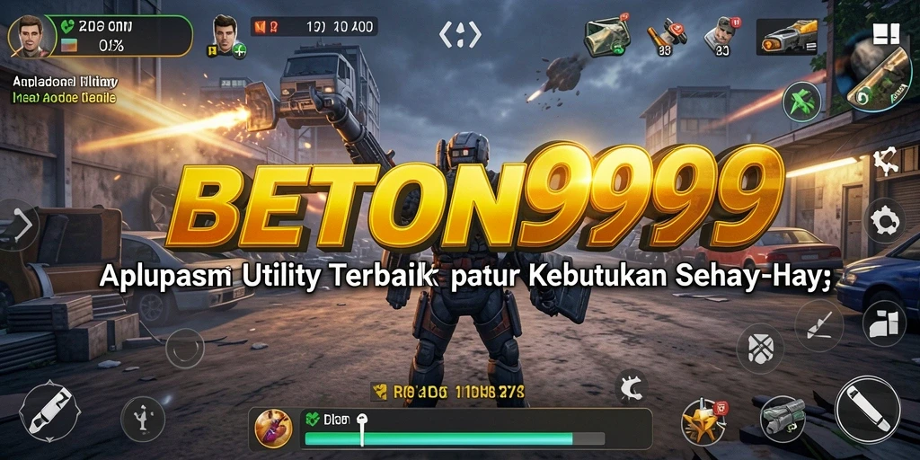 Screenshot utama BETON999 yang menunjukkan fitur pengorganisasian tugas.