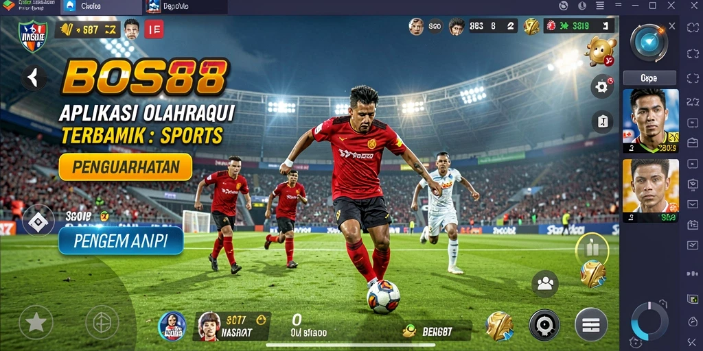 Tampilan gameplay menarik dari BOS88 yang menghibur penggemar olahraga.