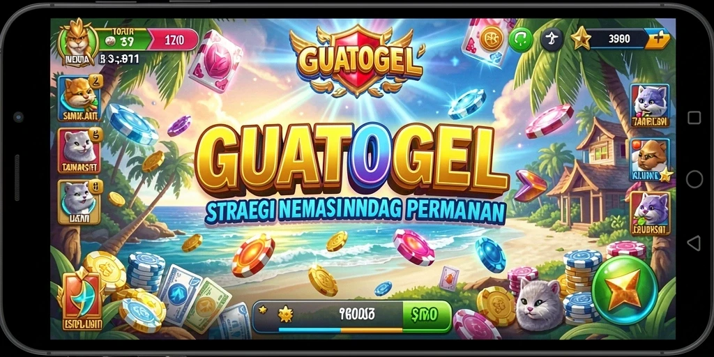 Tampilan menegangkan dari gameplay strategis GUATOGEL.