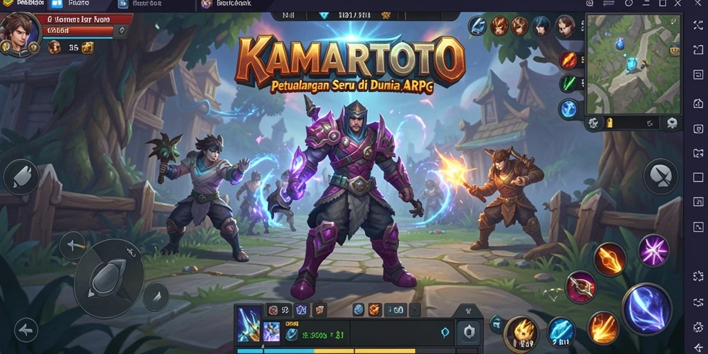 Screenshot gameplay KAMARTOTO yang penuh aksi dan tantangan.