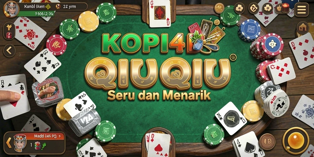 Tampilan gameplay seru KOPI4D dalam permainan QiuQiu.