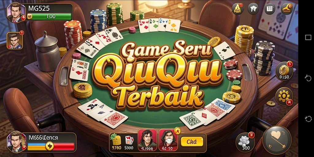 Tampilan gameplay QiuQiu yang mendebarkan dalam MG525.