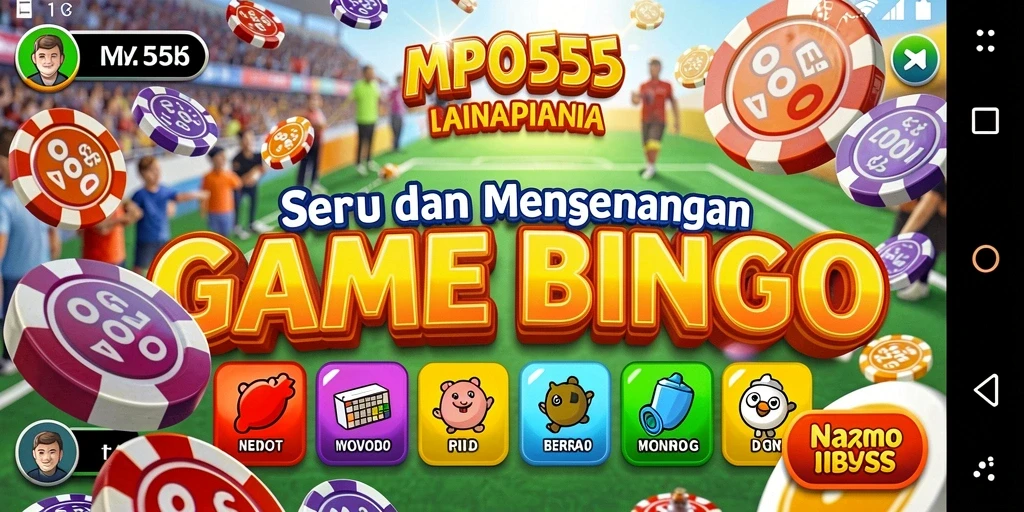 Tampilan gameplay seru dari MPO555 dengan suasana Bingo yang menegangkan.