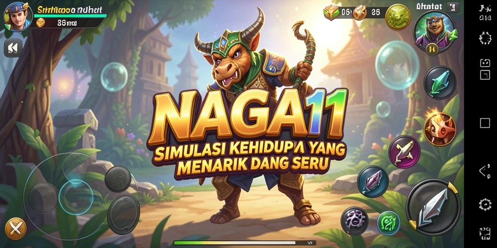 Tangkapan layar gameplay NAGA11 menampilkan interaksi yang seru dan lingkungan yang kaya.