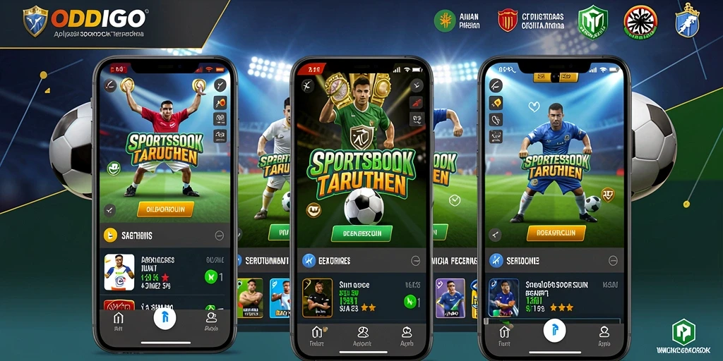 Screenshot ODDIGO menampilkan antarmuka taruhan yang menarik.