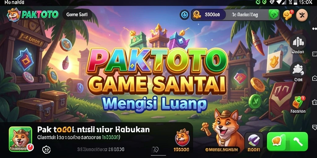 Tampilan gameplay PAKTOTO dengan berbagai tantangan yang menarik.