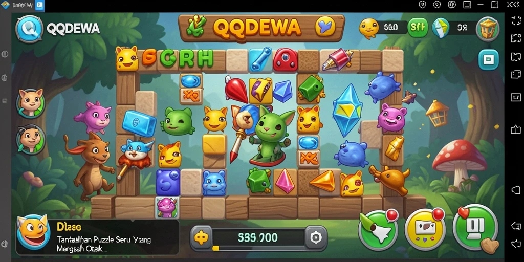 Gameplay menantang dari QQDEWA dengan puzzle menarik.