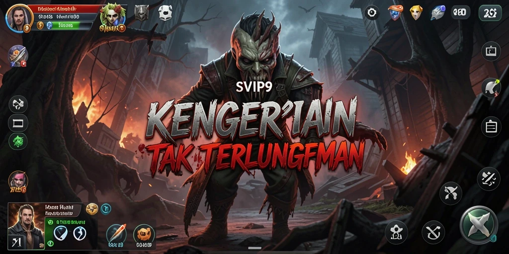 Tampilan gameplay menegangkan dari SVIP9 yang penuh kengerian.